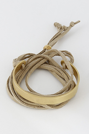 Multi layered String Bracelet With Bar 6DCG6